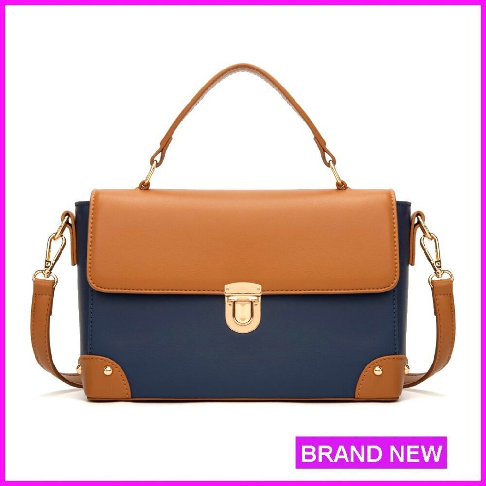 Small Crossbody Purse Elegant Top Handle Retro Designer Square Bag Adjustable
